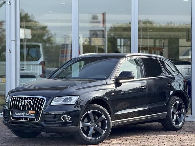 Zwart Gebruikt 2013 Audi Q5 Proline SUV | € 19.900 (Eerlijke prijs) - Afbeelding 1/4