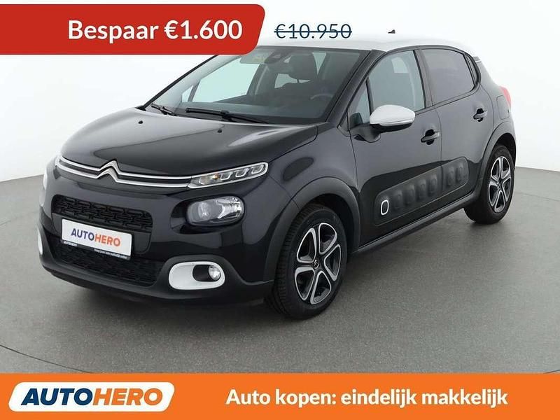 Zwart Occasion 2020 Citroën C3 PureTech Hatchback | € 9.549 (Goede deal) - Afbeelding 1/3