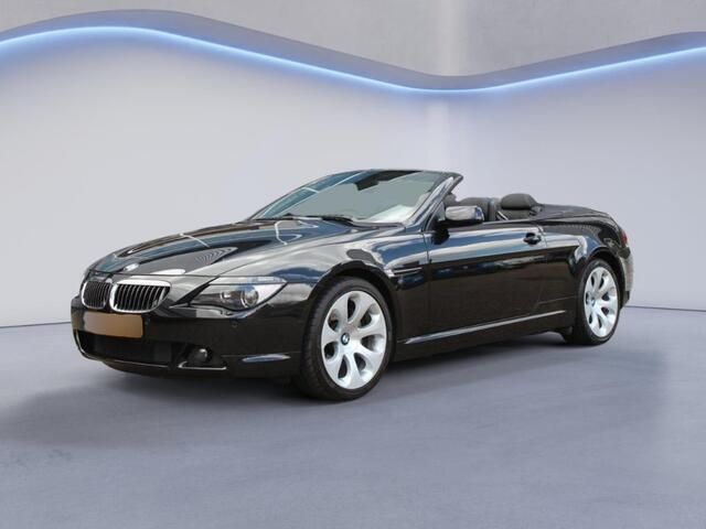 Zwart, metallic lak Gebruikt 2006 BMW 650 Cabriolet Executive Cabriolet | € 20.950 - Afbeelding 1/4