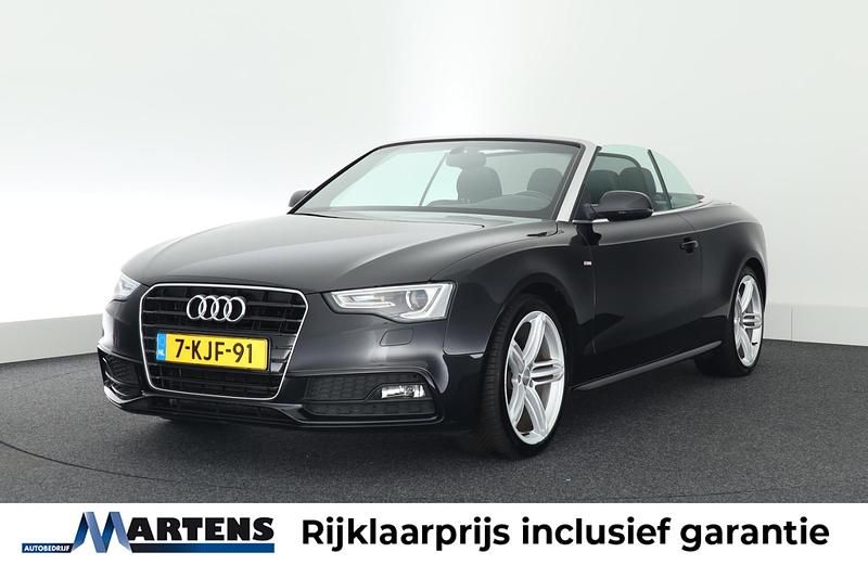 Zwart, metallic lak Occasion 2014 Audi A5 Cabriolet S-Line Cabriolet | € 16.949 (Eerlijke prijs) - Afbeelding 1/4