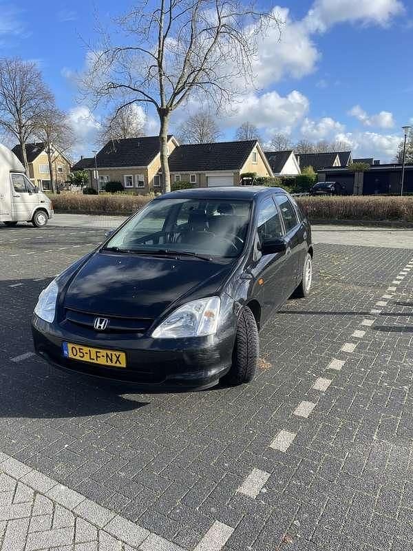 Zwart Gebruikt 2002 Honda Civic LS Hatchback | € 1.899 (Goede deal) - Afbeelding 1/4