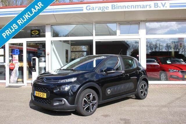 Zwart, metallic lak Gebruikt 2020 Citroën C3 Feel Hatchback | € 12.750 (Eerlijke prijs) - Afbeelding 1/4