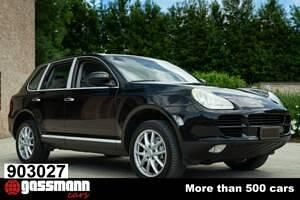 Zwartschwarz Gebruikt 2003 Porsche Cayenne S SUV | € 22.000 - Afbeelding 1/4