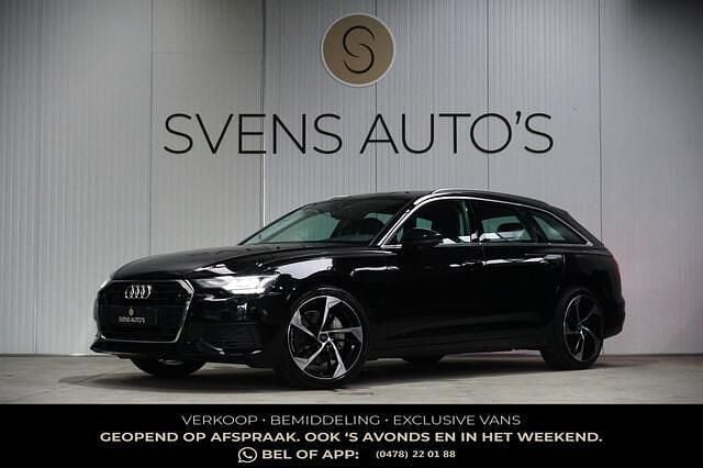 Zwart Occasion 2019 Audi A6 S-Line Stationwagen | € 27.795 (Super prijs) - Afbeelding 1/4