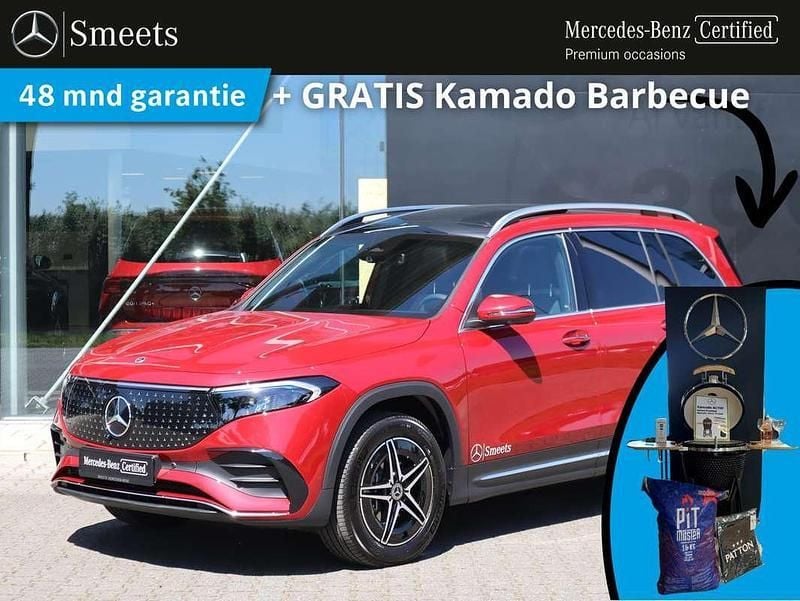 Rood Gebruikt 2025 Mercedes EQB250+ AMG line SUV | € 54.888 (Iets duurder) - Afbeelding 1/4