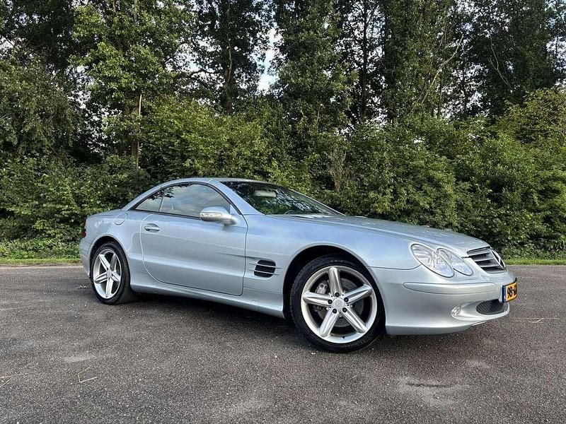 Grijs Gebruikt 2002 Mercedes SL500 Cabriolet | € 22.950 (Iets duurder) - Afbeelding 1/4