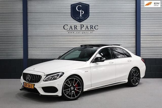 Wit Gebruikt 2016 Mercedes C450 AMG AMG Sedan | € 27.995 (Goede deal) - Afbeelding 1/4