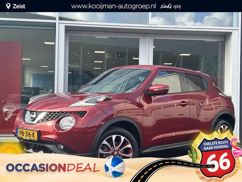 New red Gebruikt 2017 Nissan Juke N-Connecta SUV | € 14.450 (Eerlijke prijs) - Afbeelding 1/4