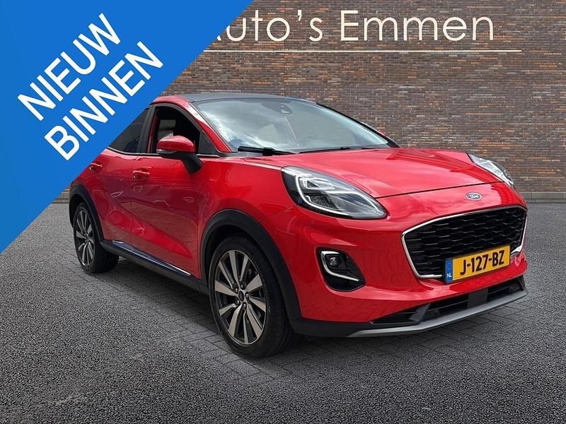 Rood Gebruikt 2020 Ford Puma Titanium X SUV | € 16.993 (Super prijs) - Afbeelding 1/4
