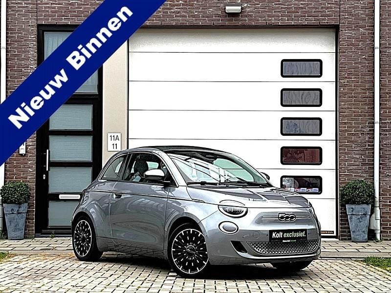 Grijs (metallic) Occasion 2020 Fiat 500e La Prima Cabriolet | € 16.990 (Goede deal) - Afbeelding 1/4