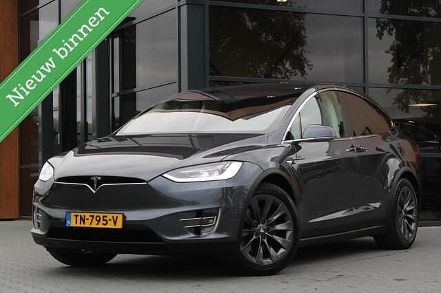 Grijs Gebruikt 2018 Tesla Model X SUV | € 32.950 (Super prijs) - Afbeelding 1/4