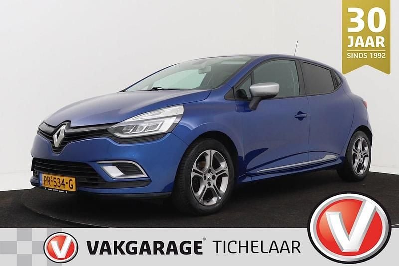 Blauw, metallic lak Gebruikt 2017 Renault Clio IV GT-Line Hatchback | € 9.899 (Eerlijke prijs) - Afbeelding 1/3