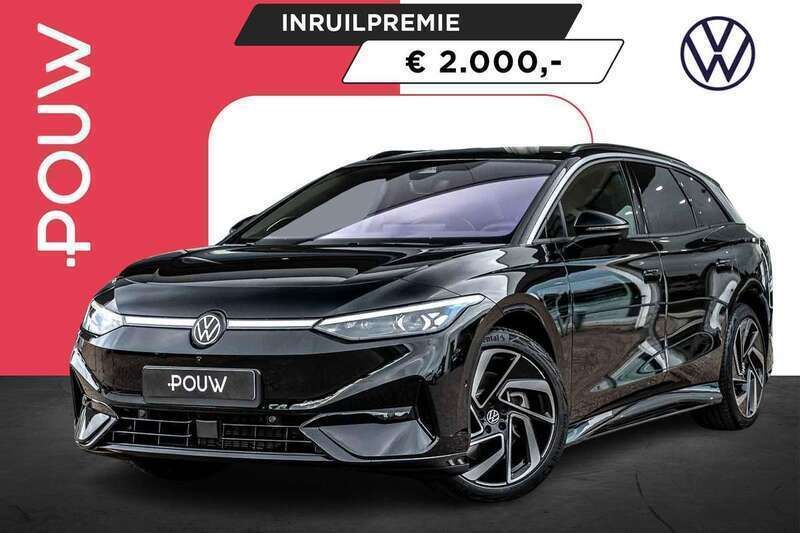 Zwart Nieuw 2024 VW ID.7 Pro Sedan | € 53.950 (Eerlijke prijs) - Afbeelding 1/4
