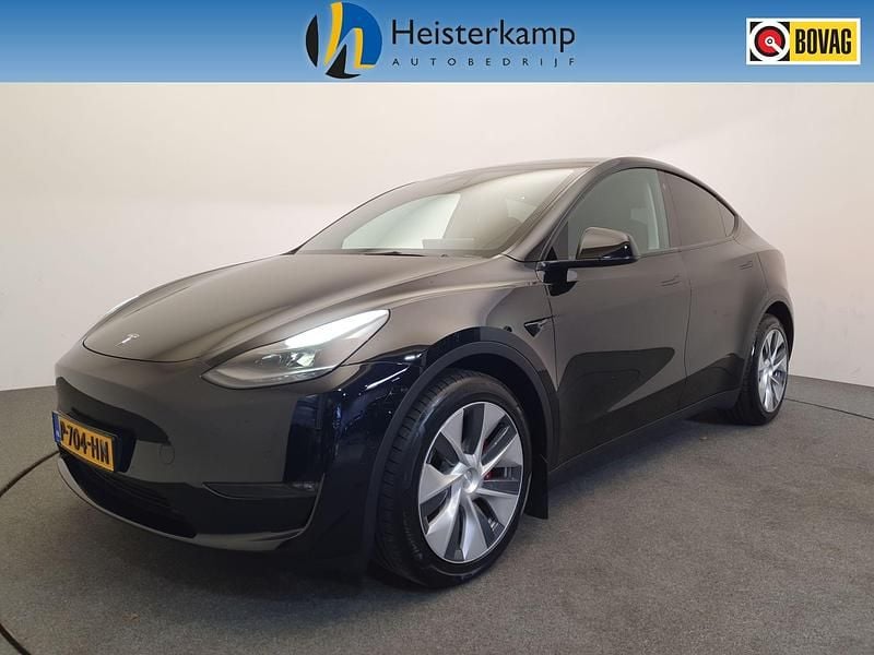 Occasion Tesla Model Y Long Range AWD 378 kW (514 PK) 2021 Zwart SUV
