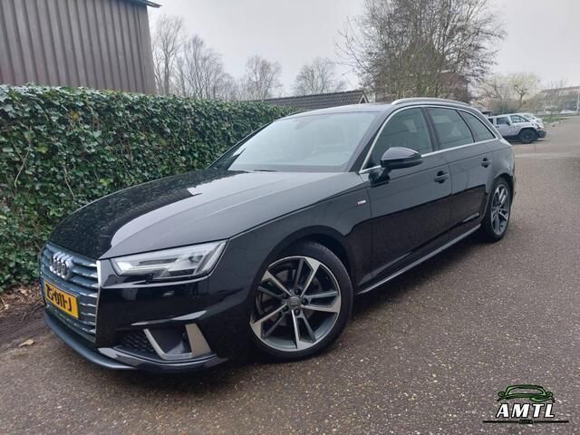 Zwart Gebruikt 2019 Audi A4 S-Line Stationwagen | € 30.900 - Afbeelding 1/4