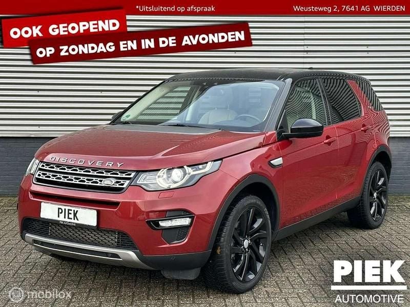 Rood, metallic lak Gebruikt 2017 Land Rover Discovery Sport HSE SUV | € 26.999 (Super prijs) - Afbeelding 1/3