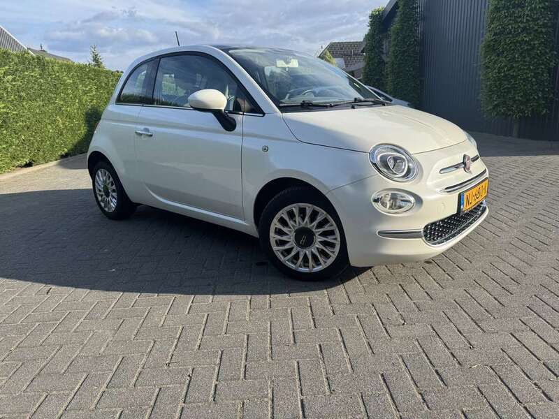 Wit Gebruikt 2017 Fiat 500 Lounge Hatchback | € 8.750 (Eerlijke prijs) - Afbeelding 1/4