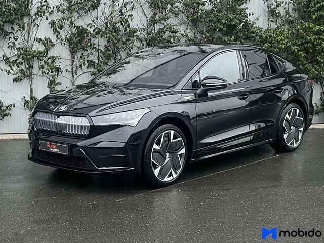 Zwart Gebruikt 2022 Skoda Enyaq iV RS SUV | € 52.890 - Afbeelding 1/4