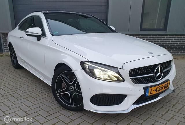 Occasion Mercedes C220 AMG line 170 PK (125 kW) 2016 Wit Coupé