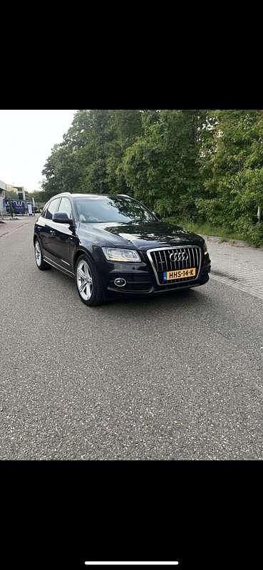 Zwart Gebruikt 2009 Audi Q5 SUV | € 9.499 (Super prijs) - Afbeelding 1/4