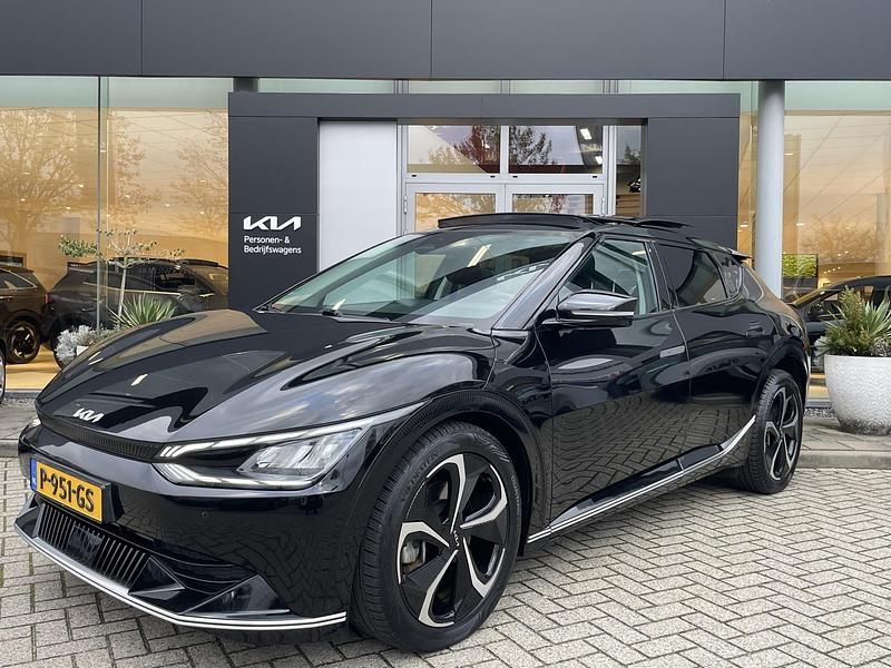 Zwart Occasion 2022 Kia EV6 Advance SUV | € 29.950 (Eerlijke prijs) - Afbeelding 1/4