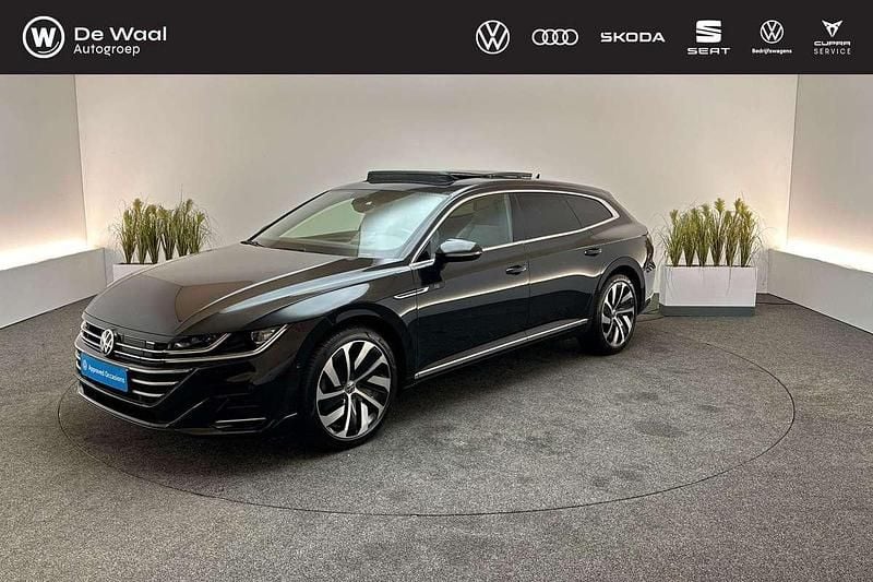 Zwart Gebruikt 2022 VW Arteon R-line Stationwagen | € 34.900 (Eerlijke prijs) - Afbeelding 1/3