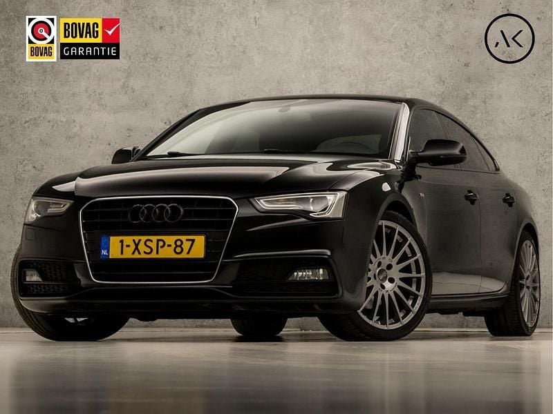Zwart Gebruikt 2014 Audi A5 Sportback S-Line Hatchback | € 12.445 (Eerlijke prijs) - Afbeelding 1/4