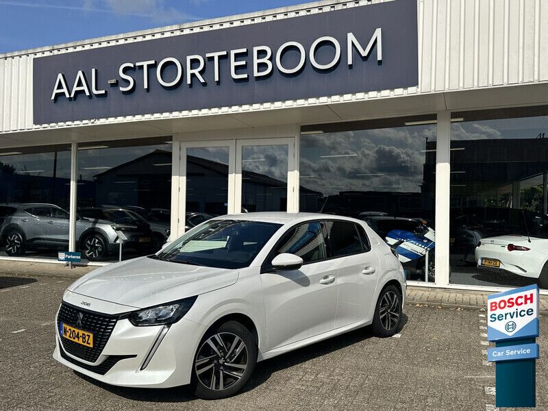 Wit Gebruikt 2021 Peugeot 208 Allure Hatchback | € 17.495 (Eerlijke prijs) - Afbeelding 1/4