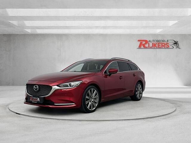 Rood Gebruikt 2019 Mazda 6 Luxury Stationwagen | € 26.995 (Eerlijke prijs) - Afbeelding 1/4