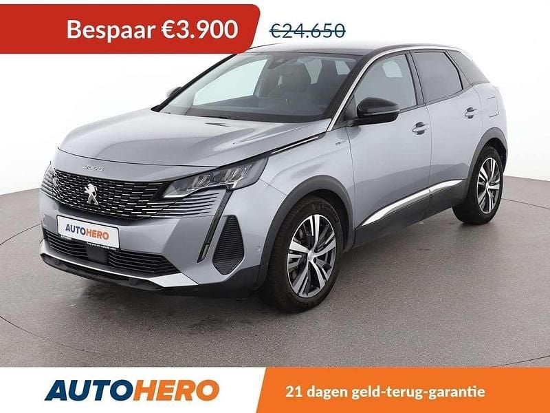 Grijs Gebruikt 2022 Peugeot 3008 Allure SUV | € 20.949 (Super prijs) - Afbeelding 1/3
