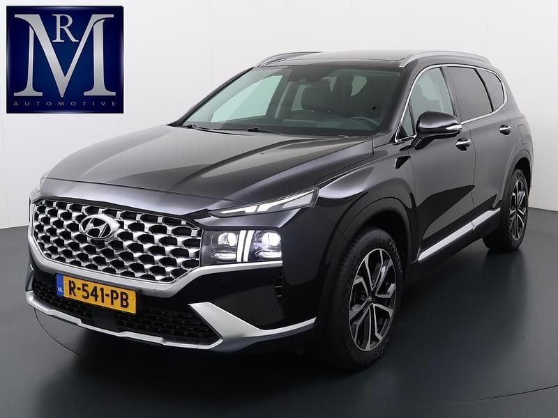 Zwart Gebruikt 2021 Hyundai Santa Fe Premium SUV | € 35.440 (Eerlijke prijs) - Afbeelding 1/4