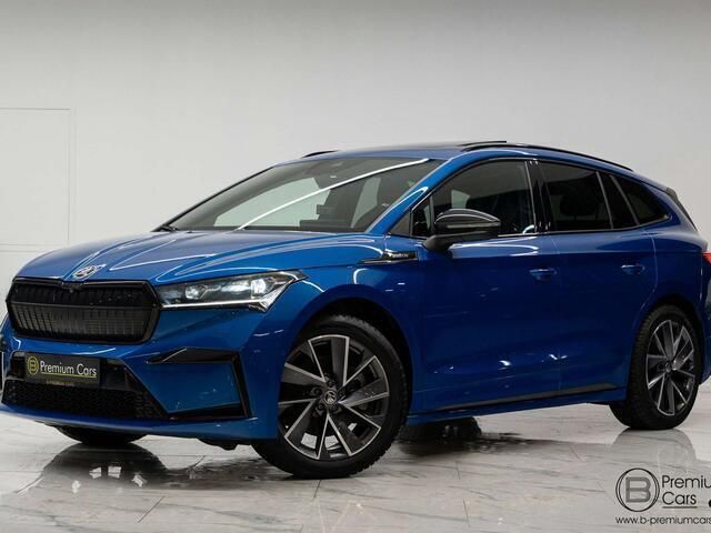 Blauw Gebruikt 2022 Skoda Enyaq iV SportLine SUV | € 37.900 (Iets duurder) - Afbeelding 1/4