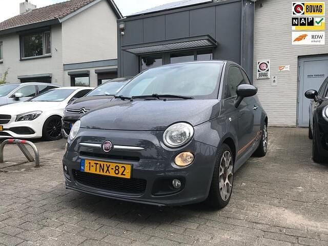 Grijs Occasion 2014 Fiat 500S Hatchback | € 6.250 (Eerlijke prijs) - Afbeelding 1/4