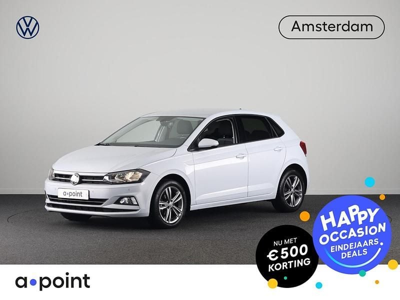 Wit (metallic) Gebruikt 2020 VW Polo Highline Hatchback | € 18.249 (Eerlijke prijs) - Afbeelding 1/3