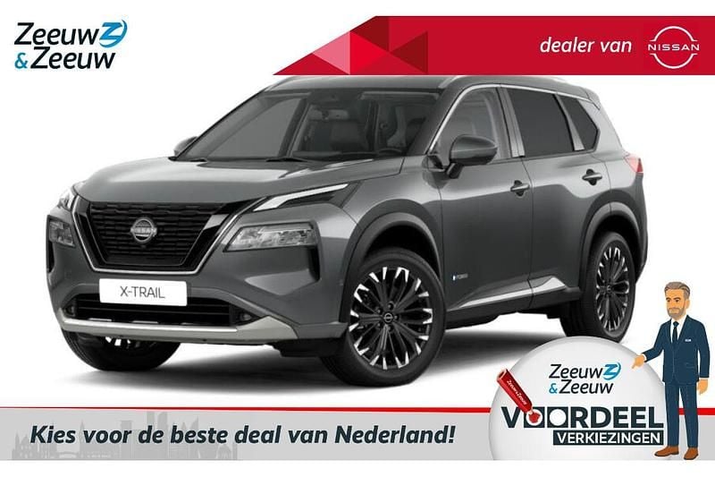 Ceramic grey metallic (grijs metallic) Nieuw 2024 Nissan X-Trail Tekna SUV | € 49.675 (Goede deal) - Afbeelding 1/4