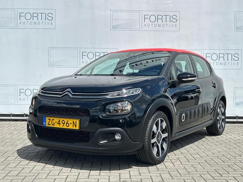 Zwart Gebruikt 2019 Citroën C3 Business Class Hatchback | € 12.900 (Eerlijke prijs) - Afbeelding 1/4