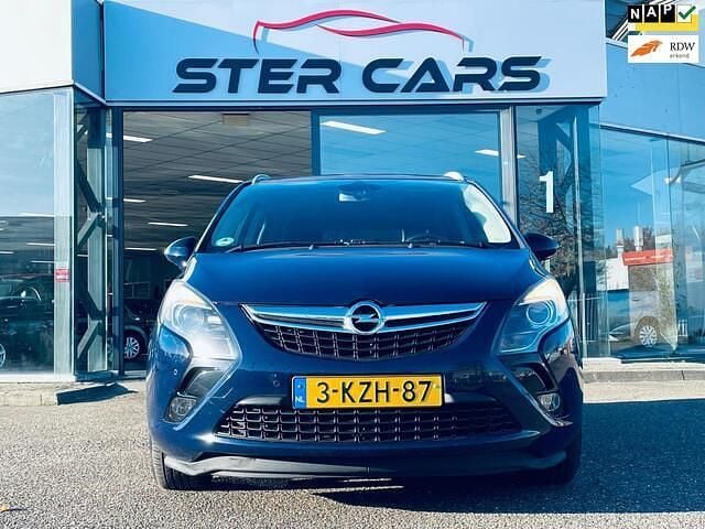 Blauw Gebruikt 2013 Opel Zafira Tourer Business MPV | € 7.999 (Super prijs) - Afbeelding 1/4