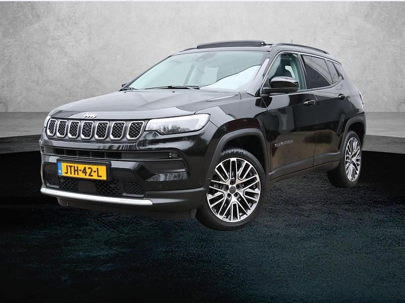 Zwart Occasion 2024 Jeep Compass Limited SUV | € 33.920 (Iets duurder) - Afbeelding 1/1