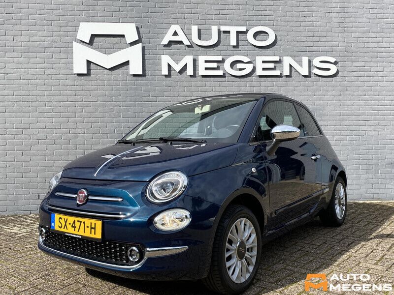 Blauw Gebruikt 2017 Fiat 500 Lounge Cabriolet | € 12.900 (Duur) - Afbeelding 1/4