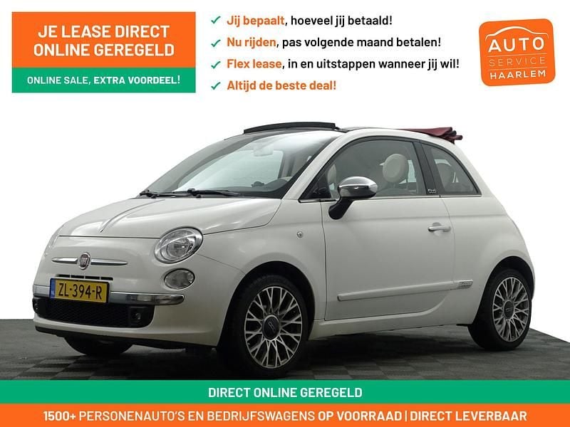 Wit parelmoer Gebruikt 2013 Fiat 500C Lounge Cabriolet | € 5.900 (Goede deal) - Afbeelding 1/4