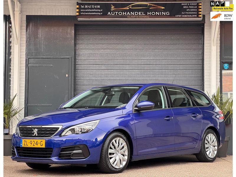 Blauw Gebruikt 2019 Peugeot 308 Stationwagen | € 7.950 (Goede deal) - Afbeelding 1/4