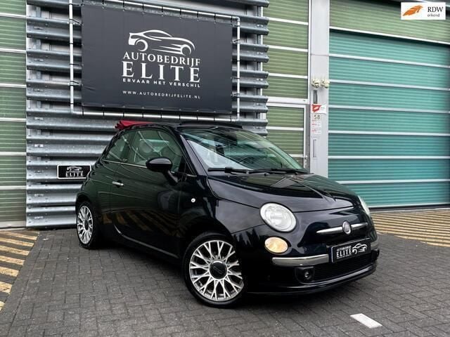 Zwart Gebruikt 2011 Fiat 500C Lounge Cabriolet | € 5.999 (Eerlijke prijs) - Afbeelding 1/4