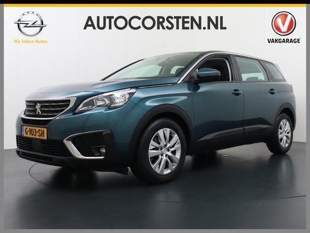 Groen Gebruikt 2019 Peugeot 5008 MPV | € 16.895 (Eerlijke prijs) - Afbeelding 1/4