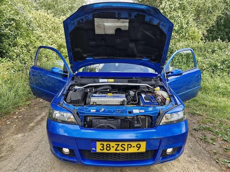 Occasion Opel Astra 160 PK (117 kW) 2000 Blauw Coupé