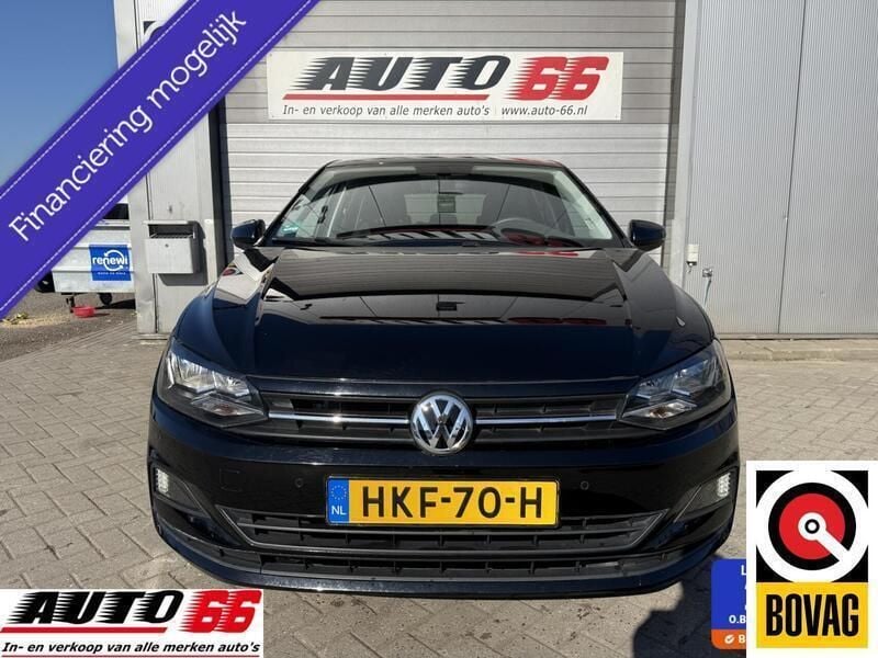 Zwart Gebruikt 2019 VW Polo Comfortline Hatchback | € 16.995 (Goede deal) - Afbeelding 1/4