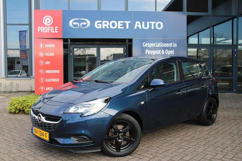 Blauw Gebruikt 2017 Opel Corsa Edition Hatchback | € 8.650 (Goede deal) - Afbeelding 1/4