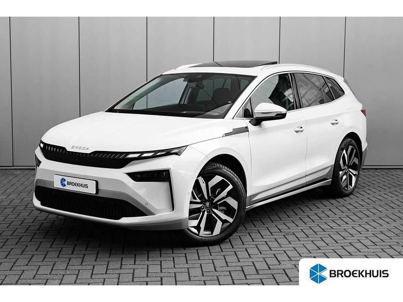 Wit Gebruikt 2025 Skoda Enyaq iV Business Line SUV | € 54.900 - Afbeelding 1/4