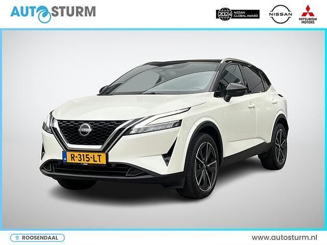 Wit Gebruikt 2022 Nissan Qashqai Tekna+ SUV | € 29.950 (Eerlijke prijs) - Afbeelding 1/4