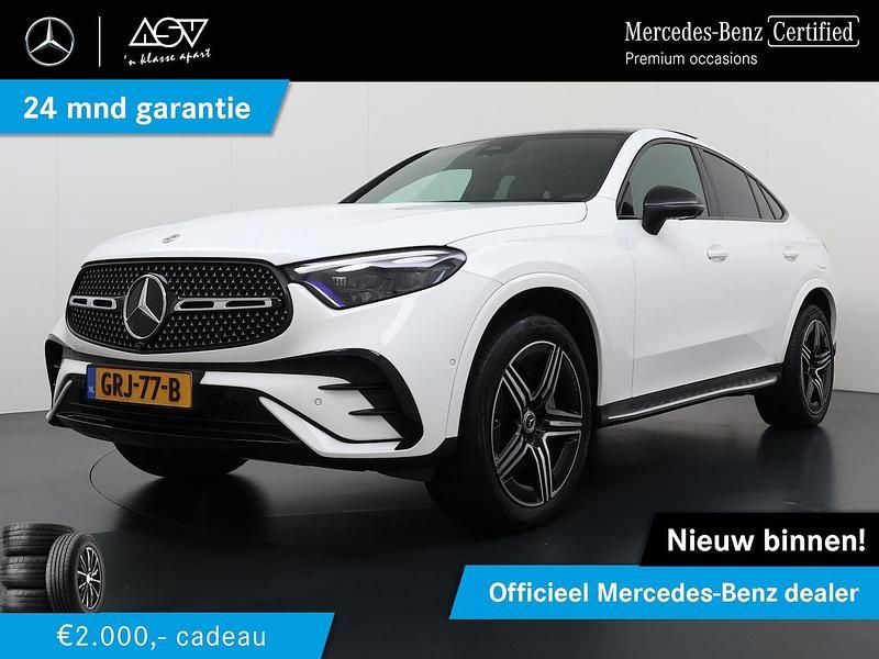 Wit Gebruikt 2024 Mercedes GLC300 AMG line Coupé | € 72.880 (Eerlijke prijs) - Afbeelding 1/4