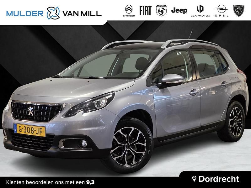 Grijs Gebruikt 2019 Peugeot 2008 SUV | € 12.975 (Super prijs) - Afbeelding 1/4